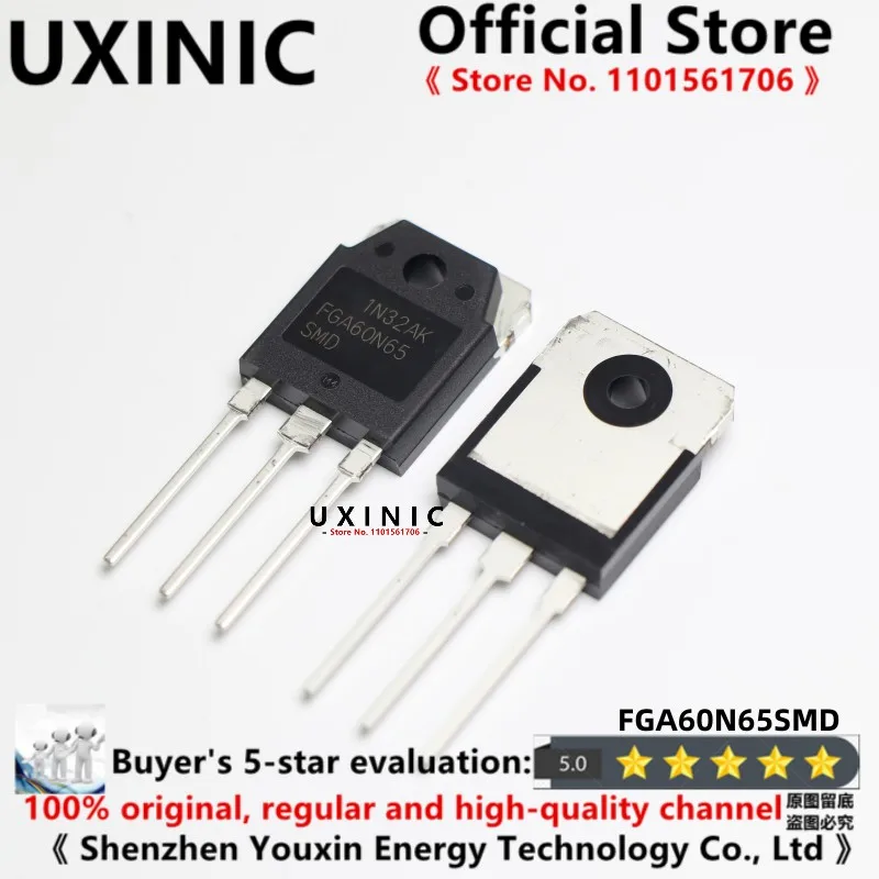 

UXINIC 100% New Imported OriginaI FGA60N65SMD FGA60N65 TO-247 IGBT pipe welder commonly used 60A 650V