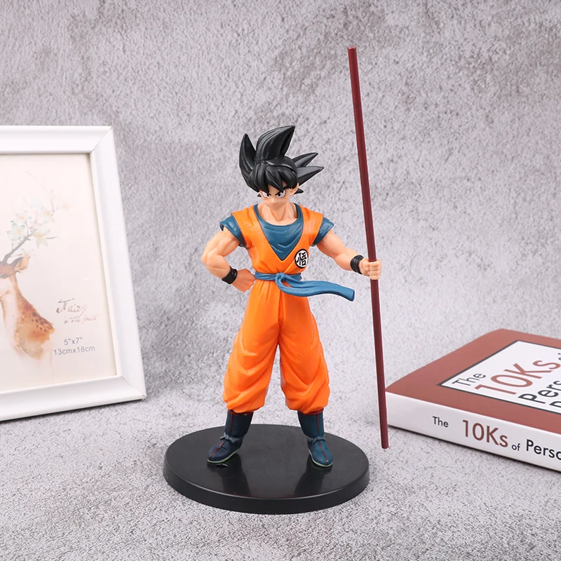 

23cm Anime Dragon Ball Z Action Figure Son Goku Kakarotto Super Saiyan Fighting figurine PVC Collectible Model Doll Toy kid gift