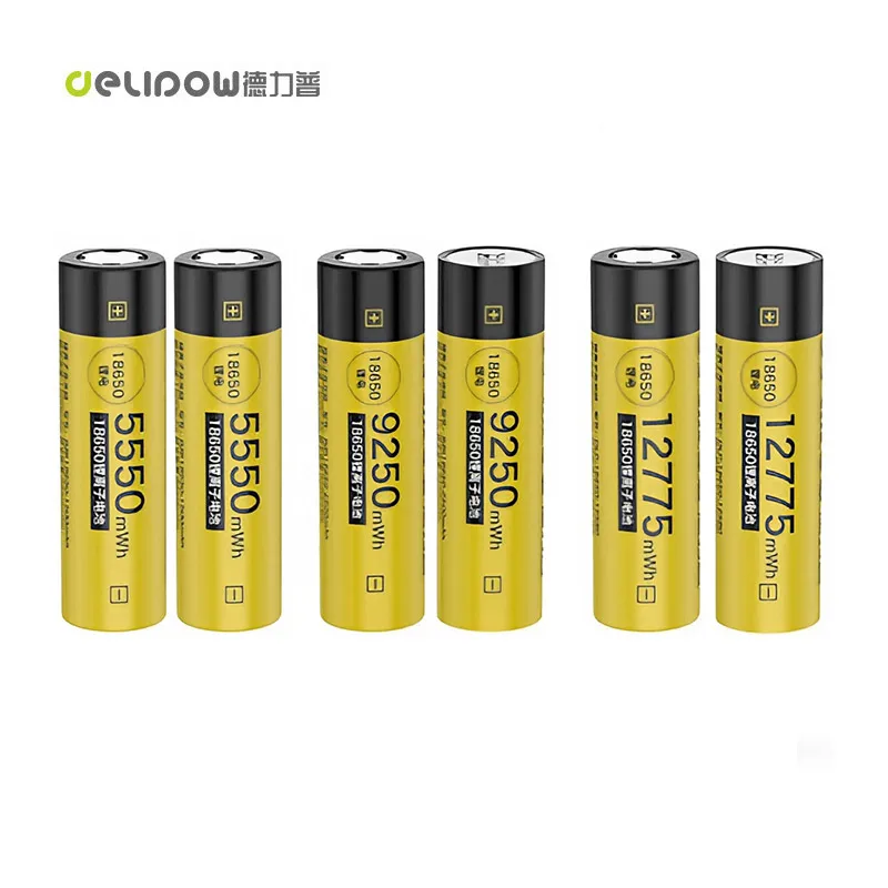 Фото 4 шт. Delipow 100% новые оригинальные комплекты зарядных устройств 18650 3,7 В 3500 мАч 2500 мАч 1500 мАч 18650 литий-ионная аккумуляторная батарея №5