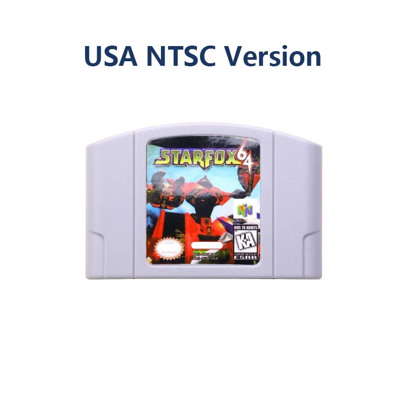 

N64 Game Cartridge Starfox Series 64 Bit Video Game Console Card USA EUR Version