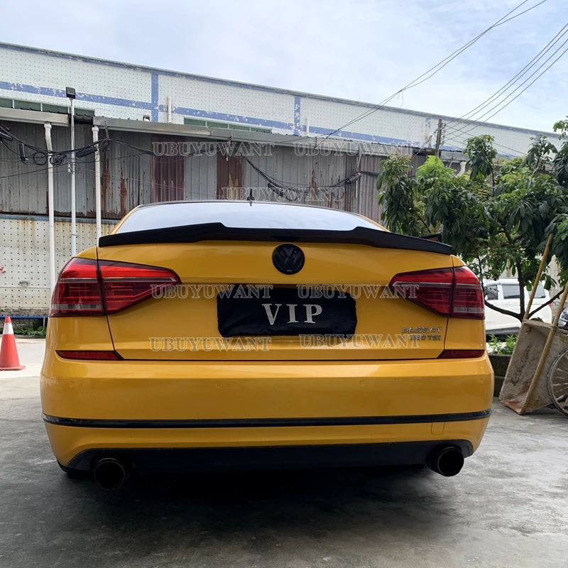 

For Volkswagen Passat B7 USA 2011-2017 Passat NMS M4 style CARBON FIBER Tail Trunk Boot Lip Wing Rear Spoiler Decoration