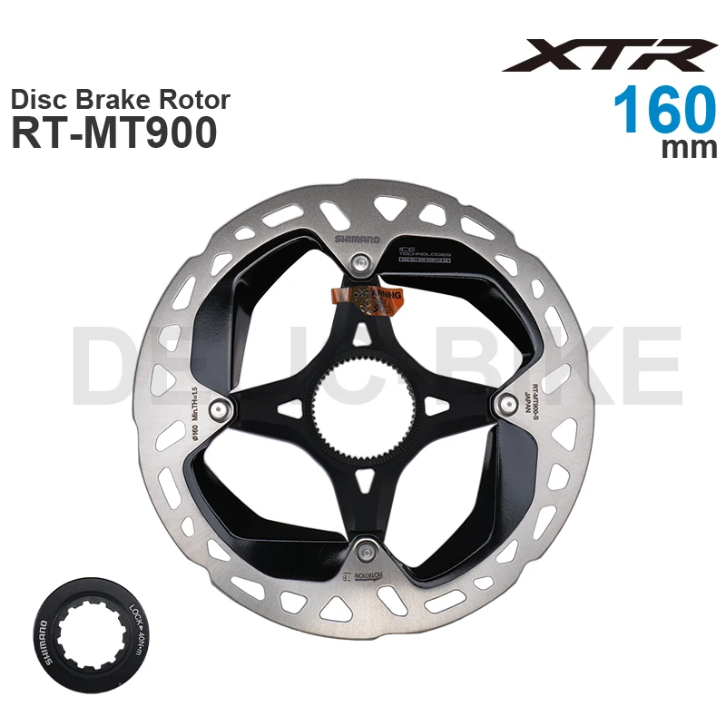 Оригинальный дисковый тормозной ротор SHIMANO RT-MT900 XTR M9100-центральный