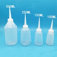 5pcs high capacity plastic dropper bottles for liquid oil glue soft hdpe material portable refillable storage empty container