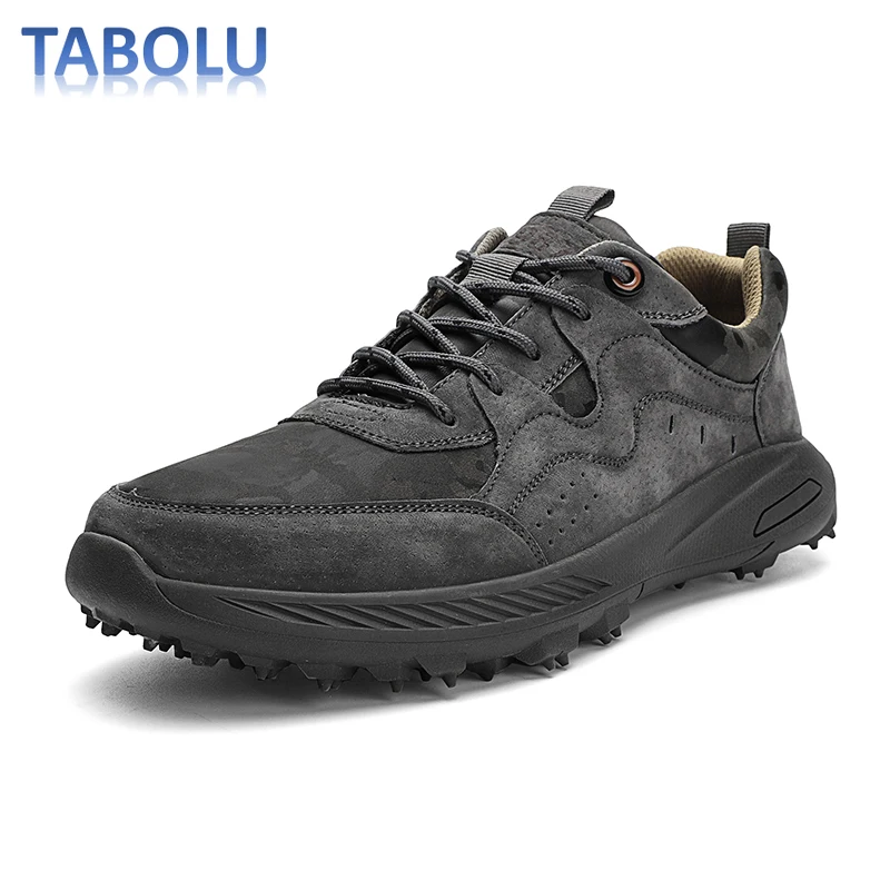 New Men's Professional Golf Shoes Outdoor Non-Slip Comfortable Golf Training Shoes Men's Studless Walking Golf Shoes