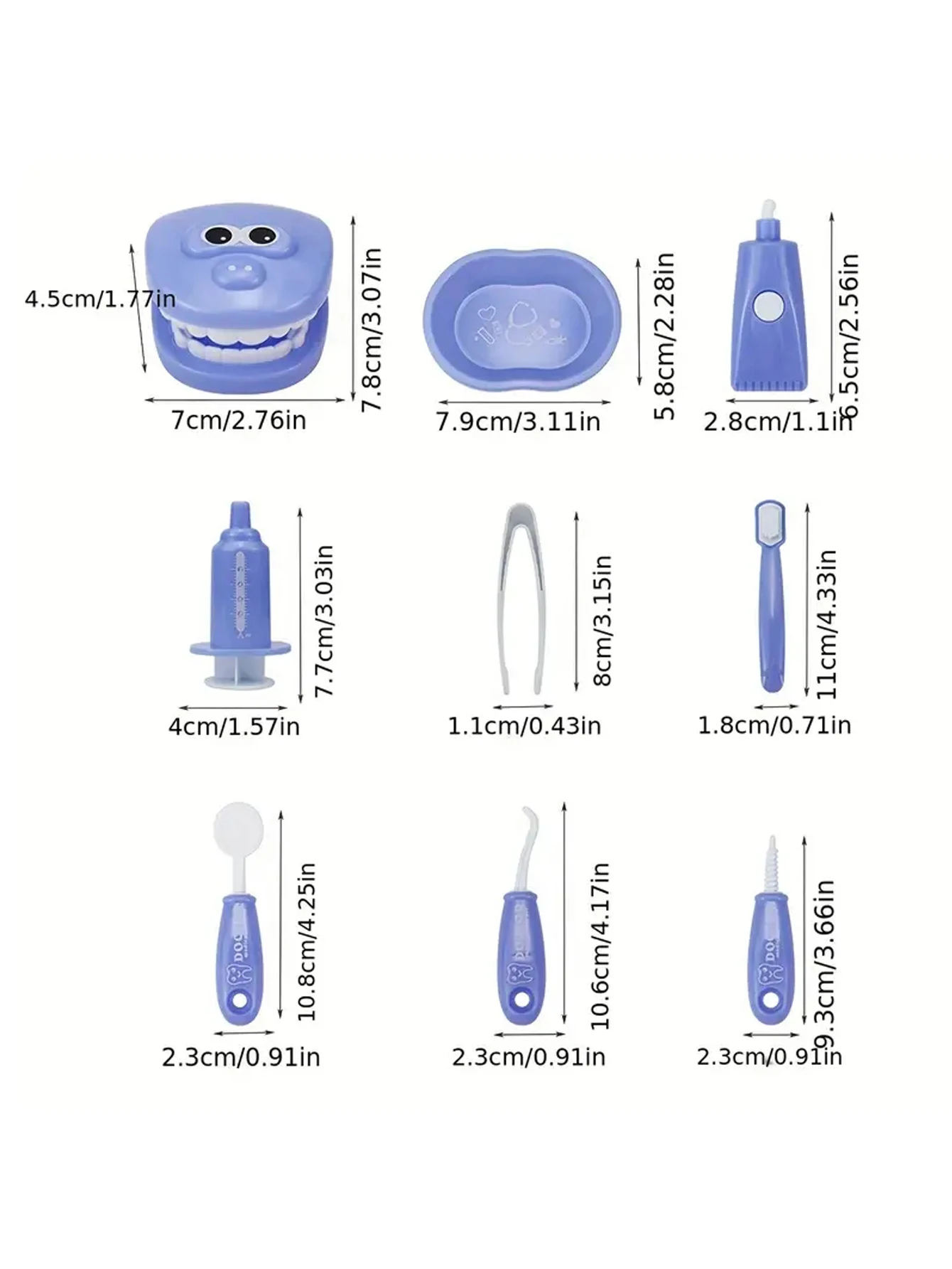 Набор детских игрушек Монтессори интерактивная стоматологическая модель для