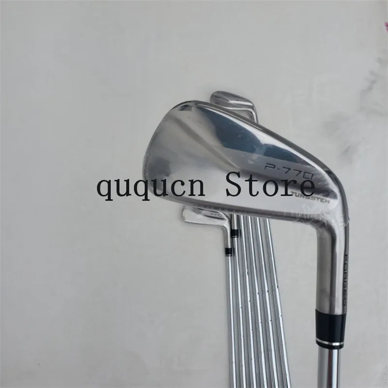 

Men's Golf Iron P770 Golf Club Irons Set Forged Tungsten Golf Clubs 456789P Regular/Stiff Steel/Graphite Shafts Headcovers