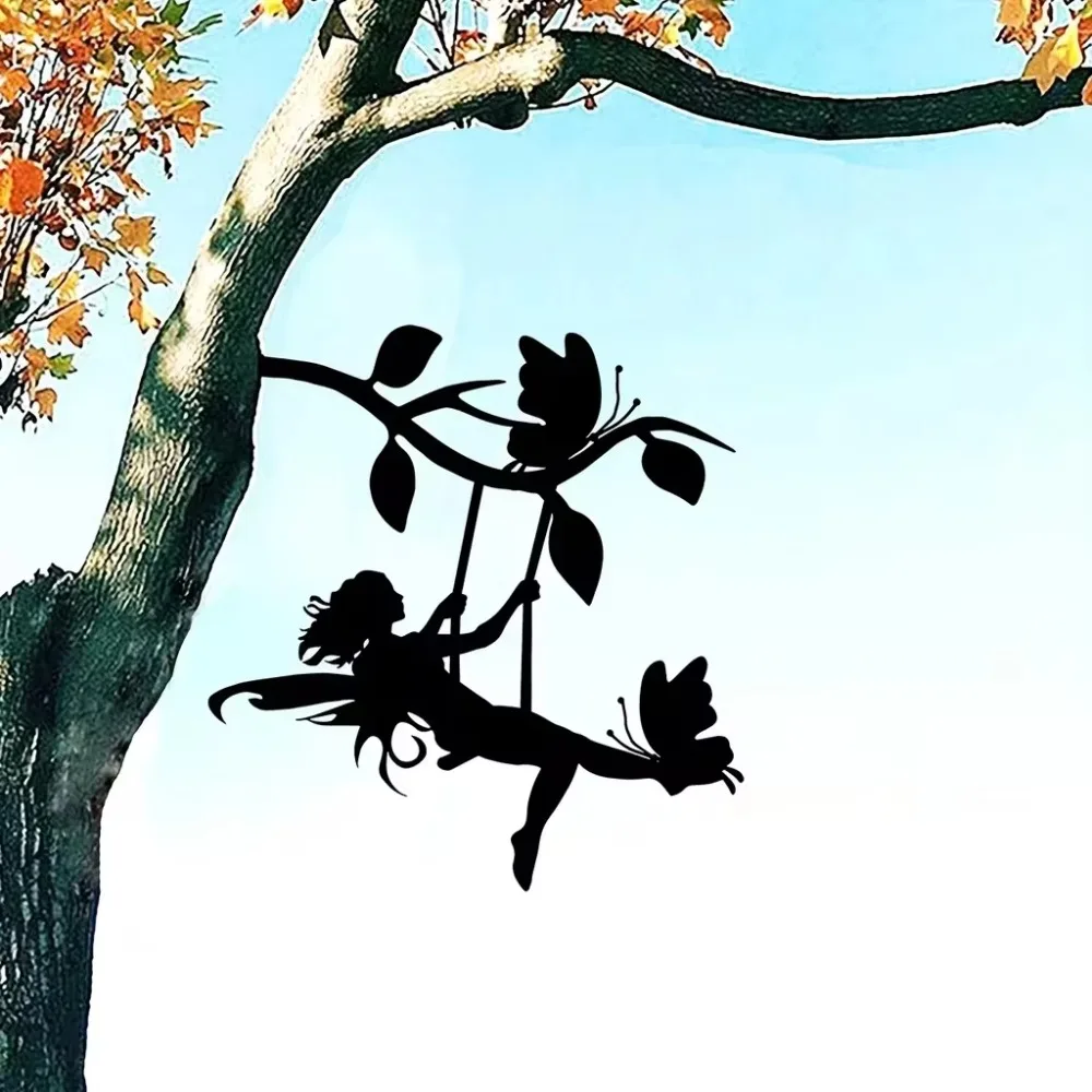 Стальной эльф металлический декоративный садовый кол идеально подходит для дней