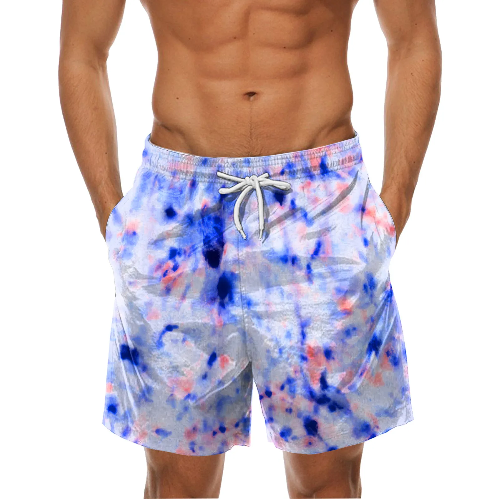 

Men's Board Shorts No Mesh Lining Mens Spring Summer Casual Shorts Pants Printed Sports Short Beach for Men Heavy Cotton Shorts