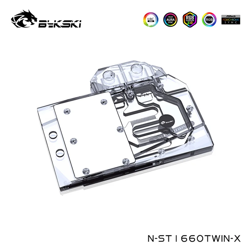 

Bykski GPU Cooler For ZOTAC GAMING Geforce GTX 1660 Twin FAN, 2060 Super 8GD6 HA,Watercooling VGA Block,N-ST1660TWIN-X