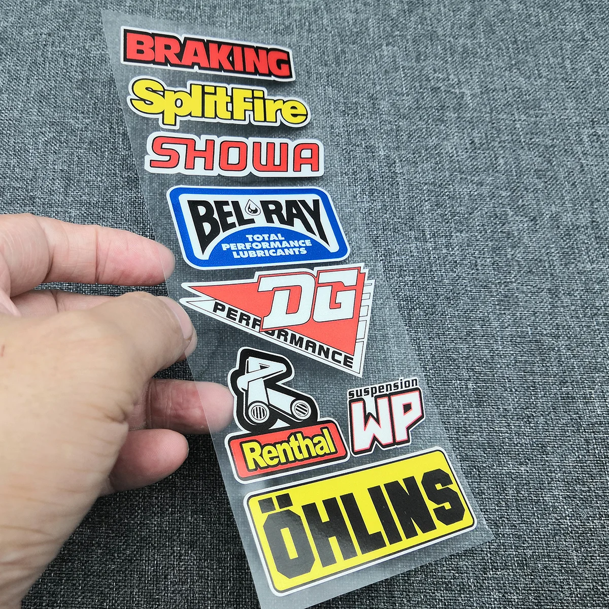 Светоотражающая полоса для велосипедного шлема Ohlins brake Splitfire Showa, наклейки для мотоциклетного шлема YAMAHA Honda Piaggio Vespa