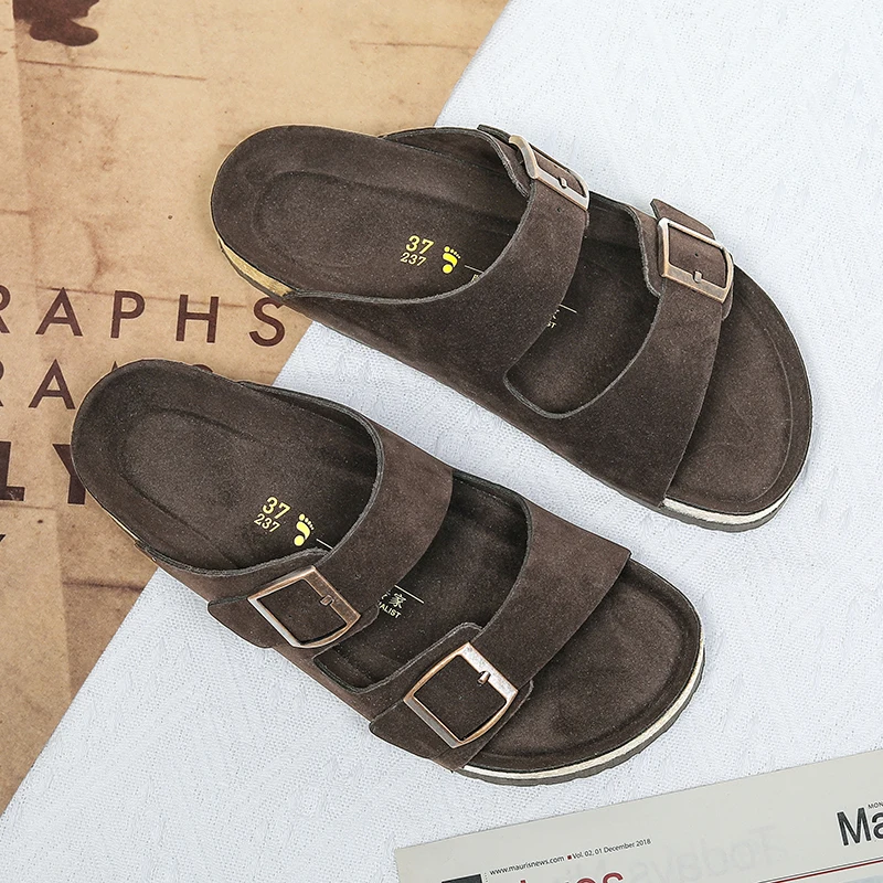 Вельветовые Пляжные Тапочки Унисекс Birkenstock Sanдалии Летние Нескользящие На