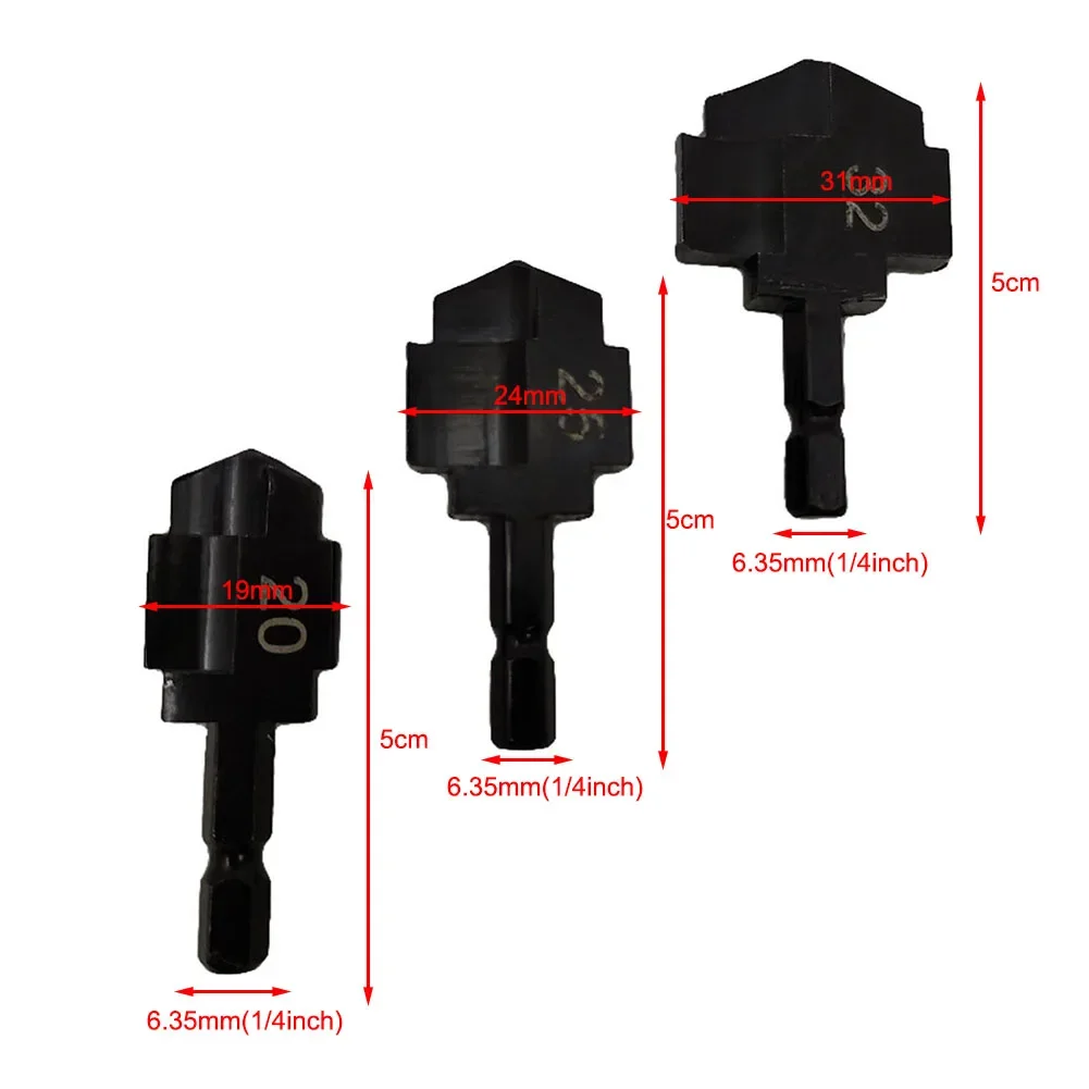 3 шт. перфоратор для водопроводных труб сверло с шестигранным хвостовиком PPR