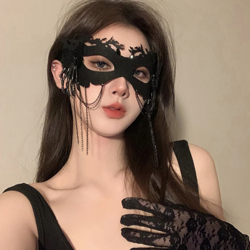 Сексуальная женская полая кружевная маскарадная маска для лица принцесса с