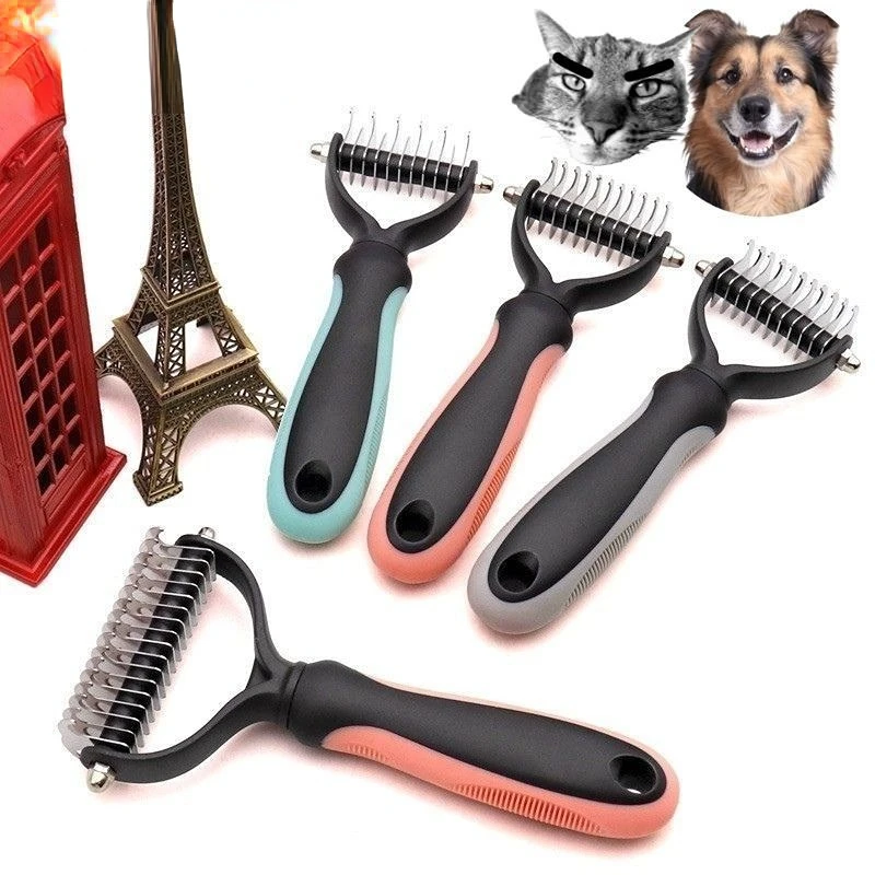 

Dog Brush Pet Dog Hair Remover Cat Comb Grooming And Care Brush For matted Long Hair and Short Hair Curly Dog Supplies Pet Items
