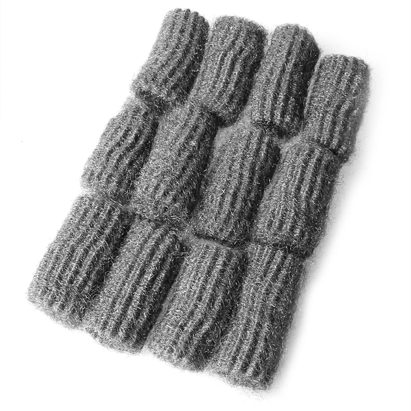 

Steel Wire Ball 12 Pcs Metal Scouring Pad Cookware Cleaning Scrubber for Home Bathroom Corner Groove for Gap Dust Remov