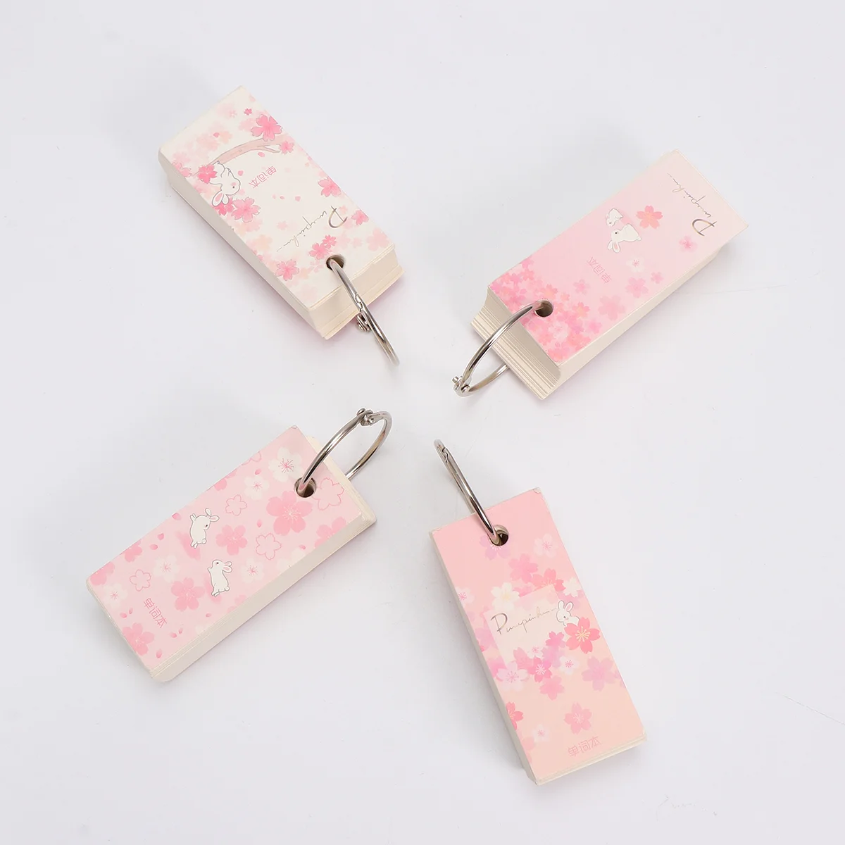 

4 Pcs Pocket Notepad Memo Note Pad Creative Pads Card Holder Binder Notepad The Memorandum Paper