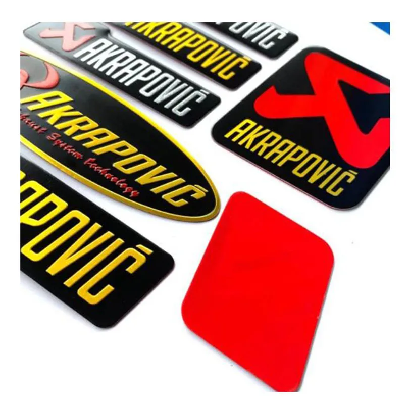 

3D Aluminium Motorcycle Sticker Decal Exhaust Car Moto Decoration 1PC NEW