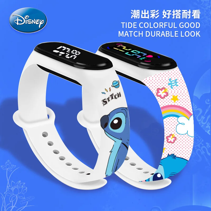 

Disney Series Printed Student Electronic Watch Animation Stitch Bracelet Classic Cool Dial Children's Holiday Reward Wholesale
