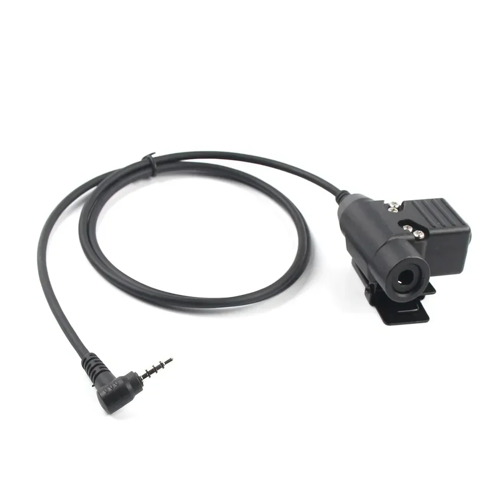 Для Yaesu 1-контактный 3 5 мм U94 PTT Z тактический военный адаптер для Vertex FT-60r VX-3r VX-2r VX5r