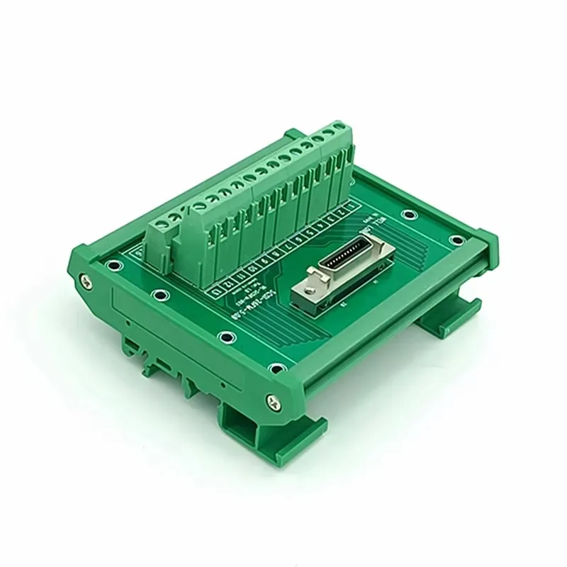 Монтаж на DIN-рейку 26-контактный 0 05 дюйма CN26 Mini D лента/гнездовая коммутационная