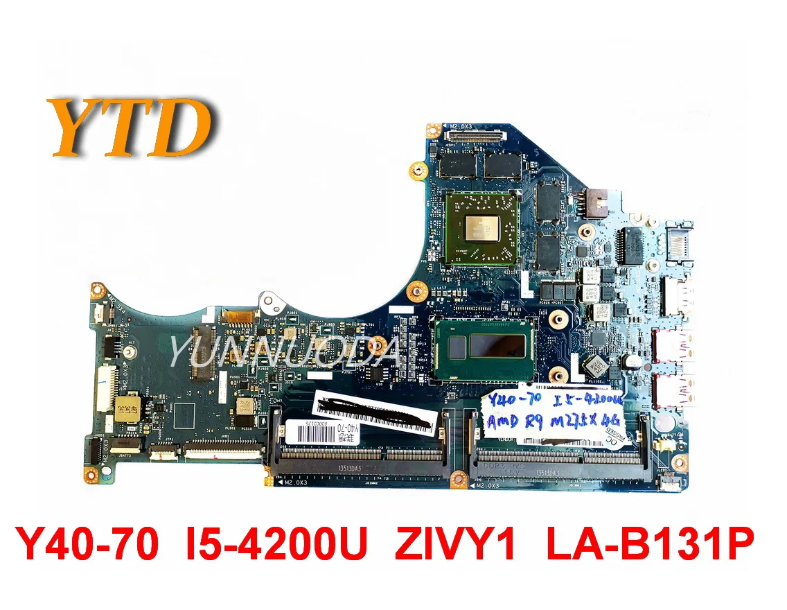 

Оригинальная материнская плата для ноутбука Lenovo Y40-70 ZIVY1 Y40-70 REV 1,0, проверенная, хорошая Бесплатная доставка