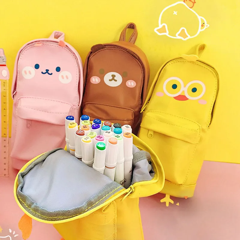 Новинка 2022 водонепроницаемый чехол для карандаша с изображением утиного медведя