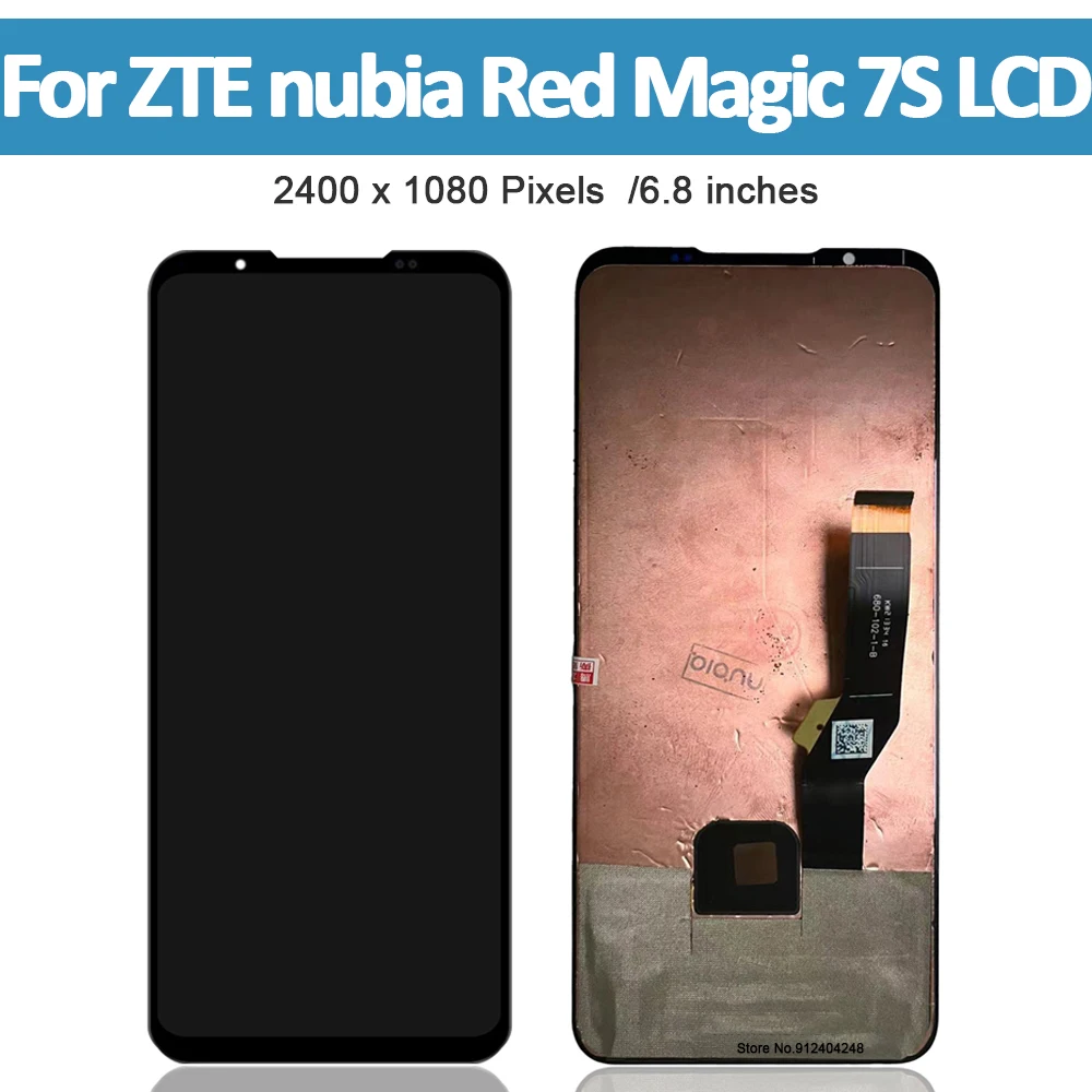 6 8 ''оригинал для ZTE nubia Red Magic 7S ЖК-дисплей с дигитайзером в сборе RedMagic 7s Замена