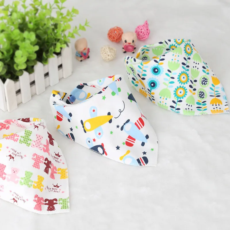 

Cotton Baby Bibs Bandana Feeding Brup Cloth for Infant Newborns Saliva Towel Scarf Kids Toddler Baby Care Boys Girls Stuff Bib