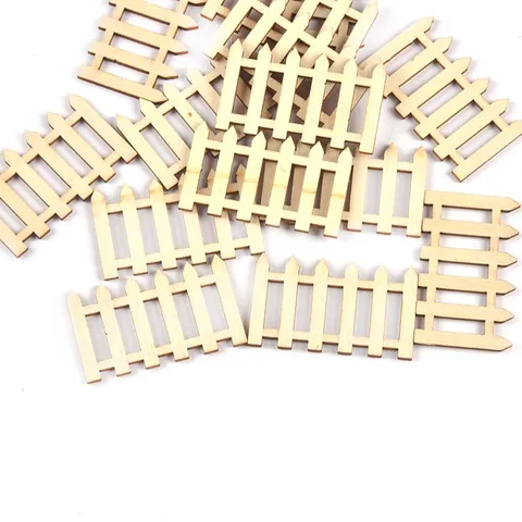 Деревянные заборчики для скрапбукинга, 20 шт.