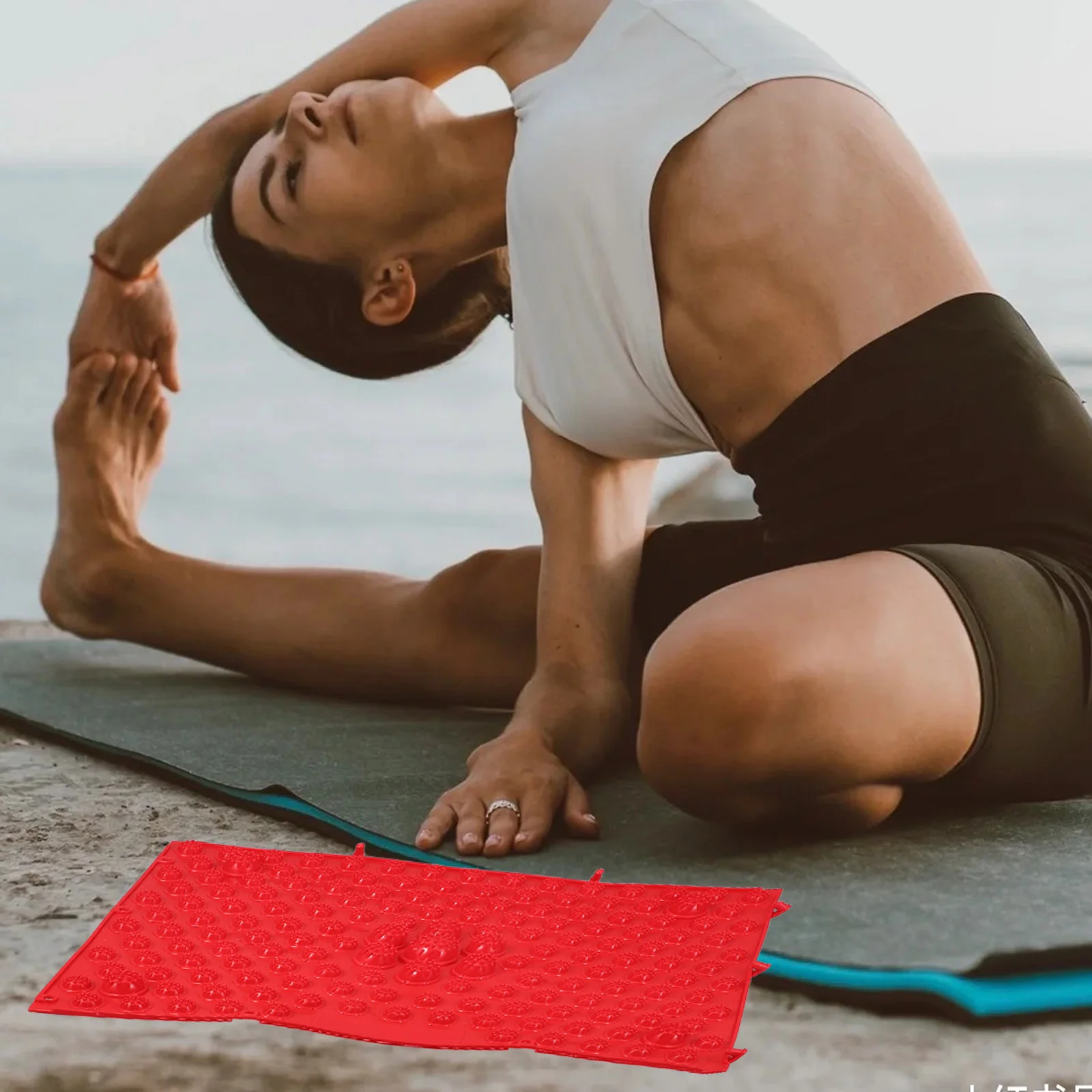 Рефлексологический массажный коврик для ног точечного массажа кровообращения