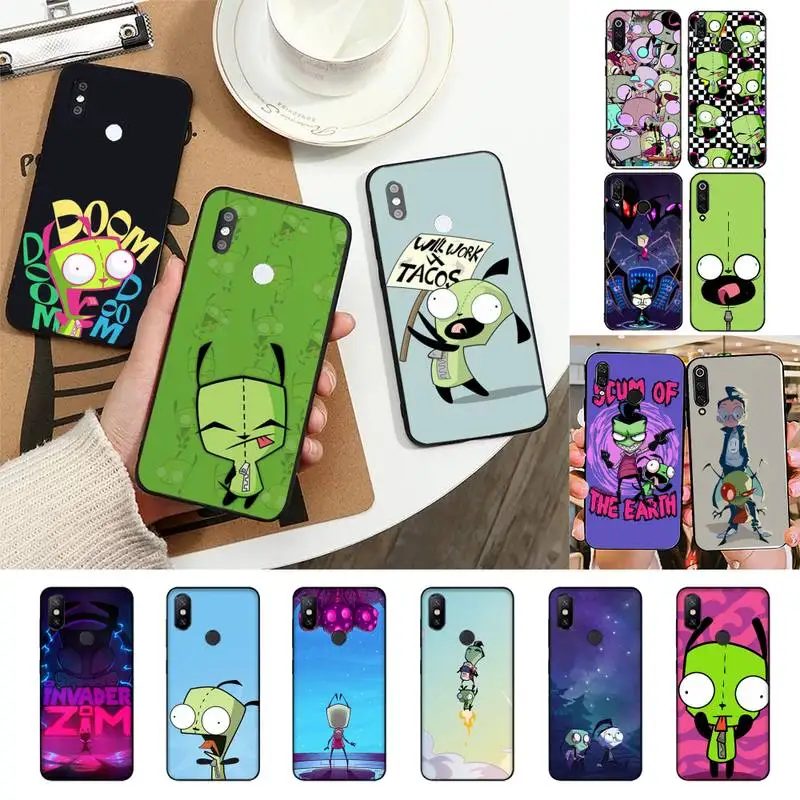

TOPLBPCS Invader Zim Phone Case For Redmi Note 7 5 8A Note8pro 9Pro 8T Coque for note6pro Capa