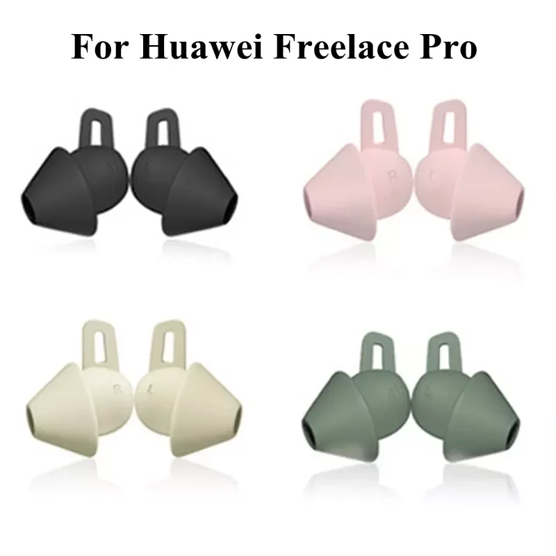 

2023New Earphone Ear pads For Huawei Freelace Pro Soft Silicone Cushion Cover Caps For FreelacePro Bluetooth Earphones Accessori