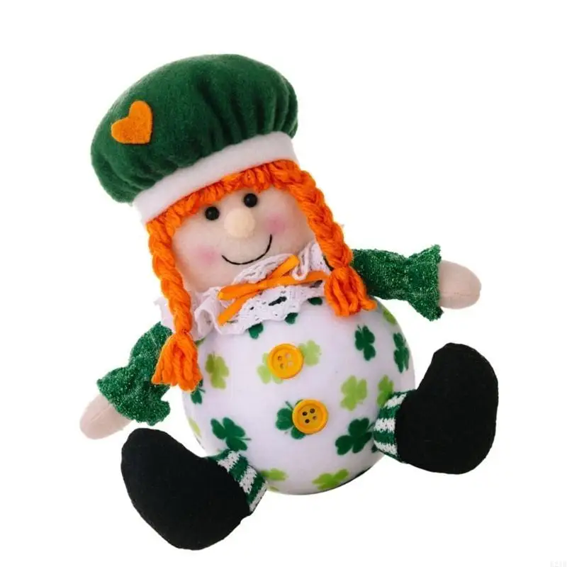 Фото E21b Leprechauns Doll Toy для детей Патрикс День Гарфы статуэтки с шапкой №4