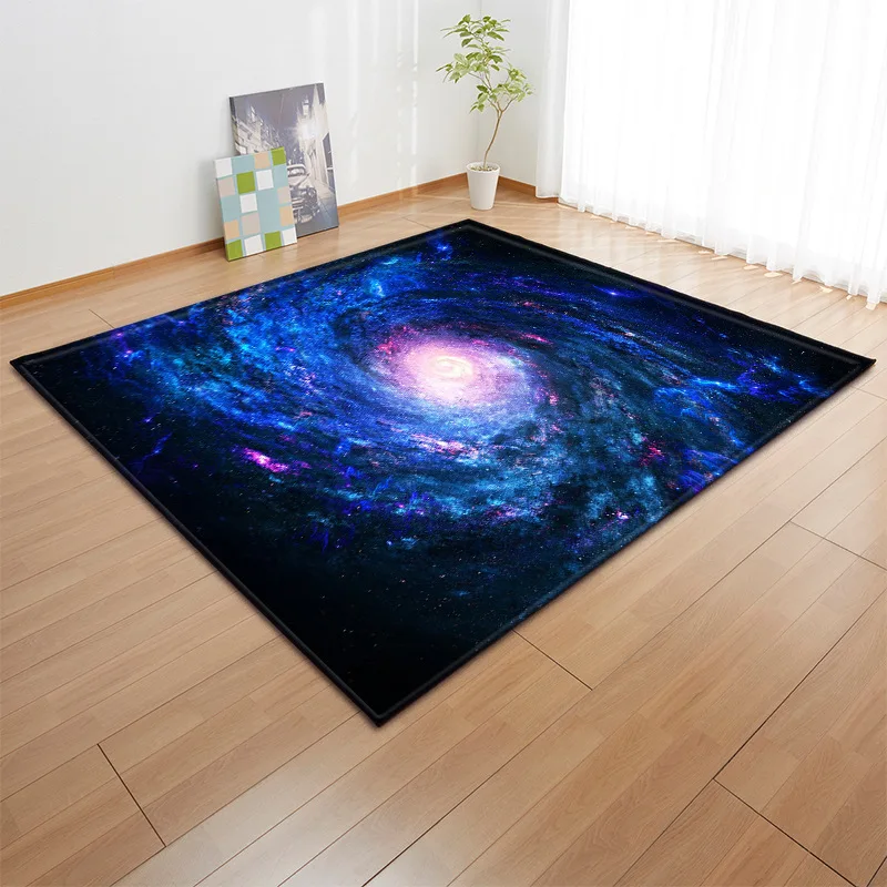 

Ковер 3D Dreamlike Galaxy Space Star Universe, нескользящий коврик для коридора, двери, ступенчатый коврик для гостиной, детской, спальни, домашний декор