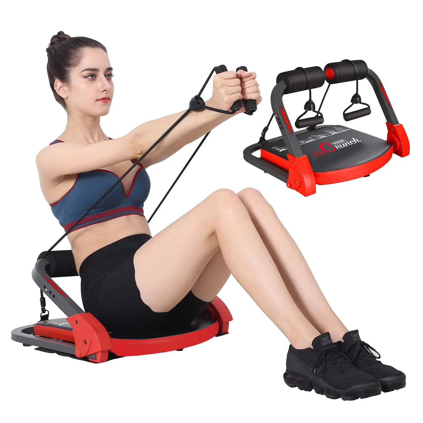 Ab Crunch Machine тренажеры для домашнего спортзала оборудование силовых тренировок с