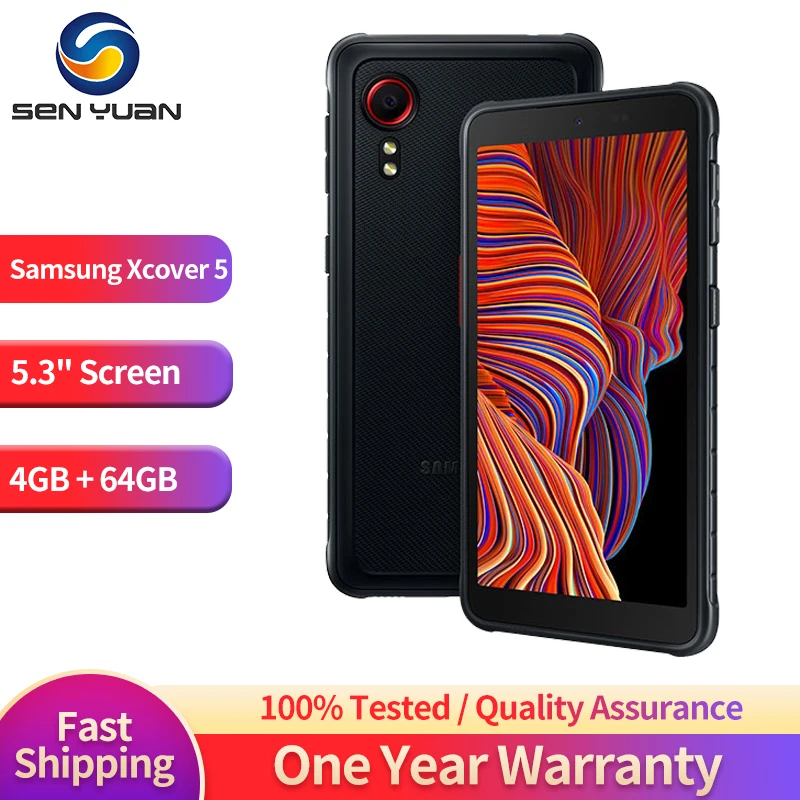 Samsung Galaxy Xcover 5 G525F смартфон с 5,7-дюймовым дисплеем, восьмиядерным процессором, ОЗУ 4 Гб, ПЗУ 64 ГБ