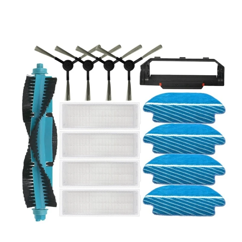 

Robot Vacuum Cleaner Main Brush Side Brush Filter Mop Cloth Cover Spare Parts Kit For Proscenic M6 Pro