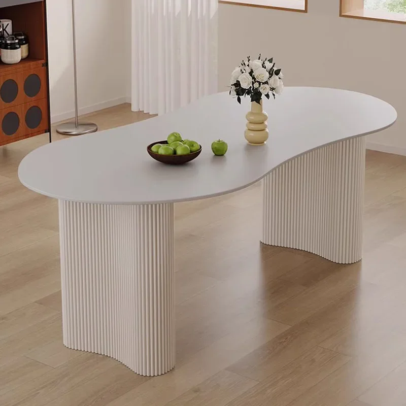 Стол для обеденной комнаты овальной формы элегантные столы кафе ресепшн