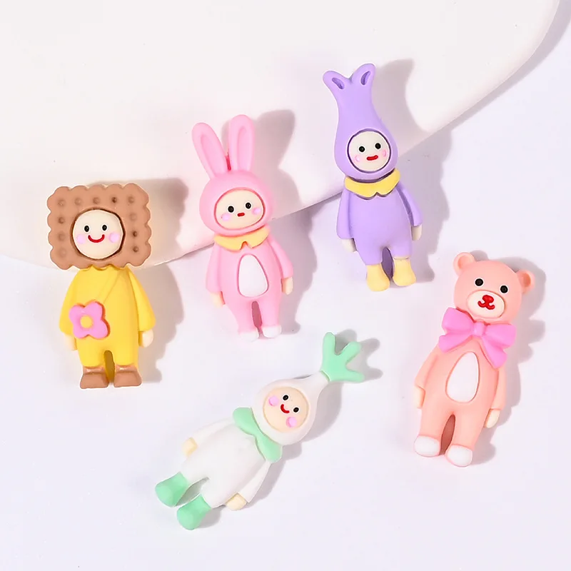 

Бесплатная доставка, 100 шт./лот, новинка, милые полимерные мини-заколки для волос с плоской задней стороной из мультфильма, Аксессуары для ук...