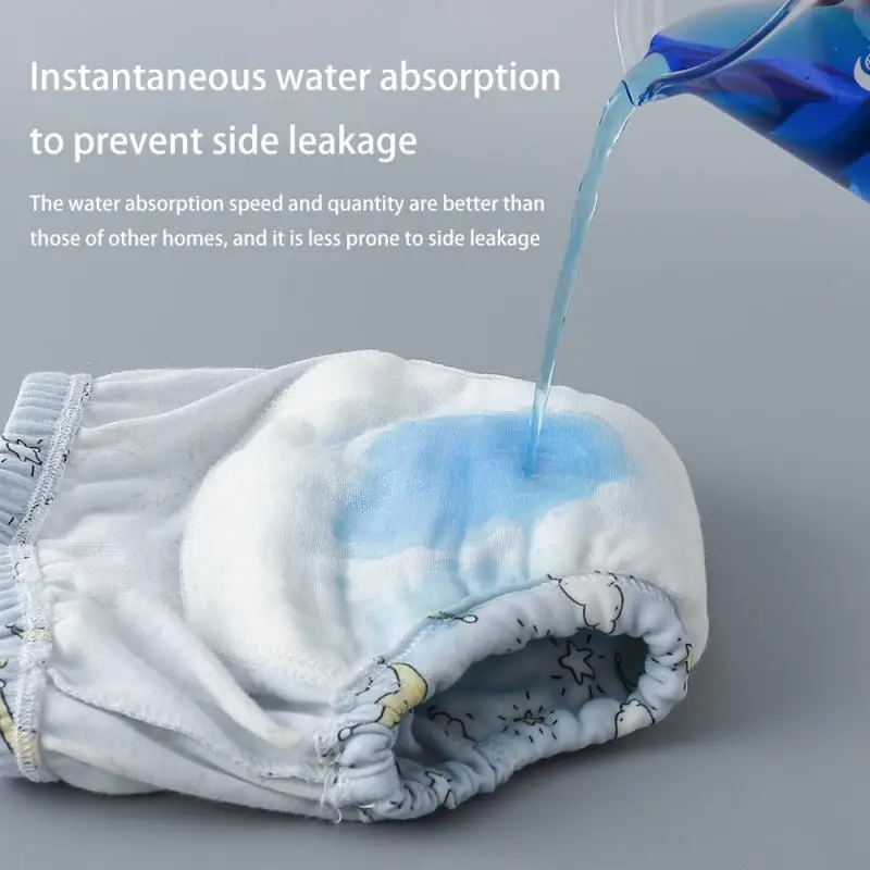 1 шт. Детские многоразовые подгузники из хлопка