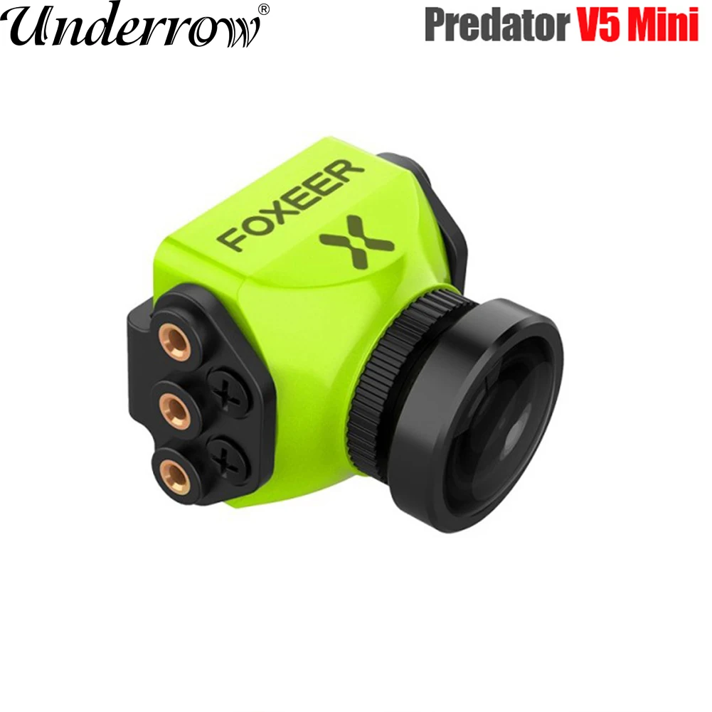 

Foxeer Predator V5 Mini FPV Camera Racing Drone Camera16:9/4:3 PAL/NTSC Switchable Super WDR OSD 4ms Latency for FPV RC Drone