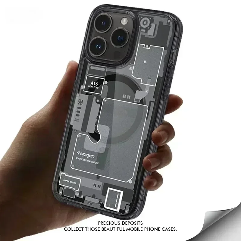 Матовый магнитный чехол для телефона iPhone 15 Pro Max Plus 14 13 12 Magsafe с беспроводной