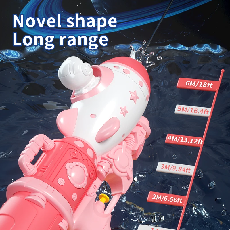 Фигурка астронавта с водяным пистолетом большой емкости для пляжных игр и