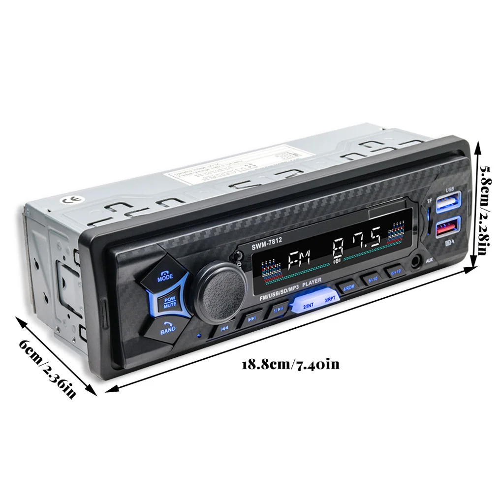 

Vehicle MP3 Bluetooth-compatible Rechargeable Remote Control Music Player