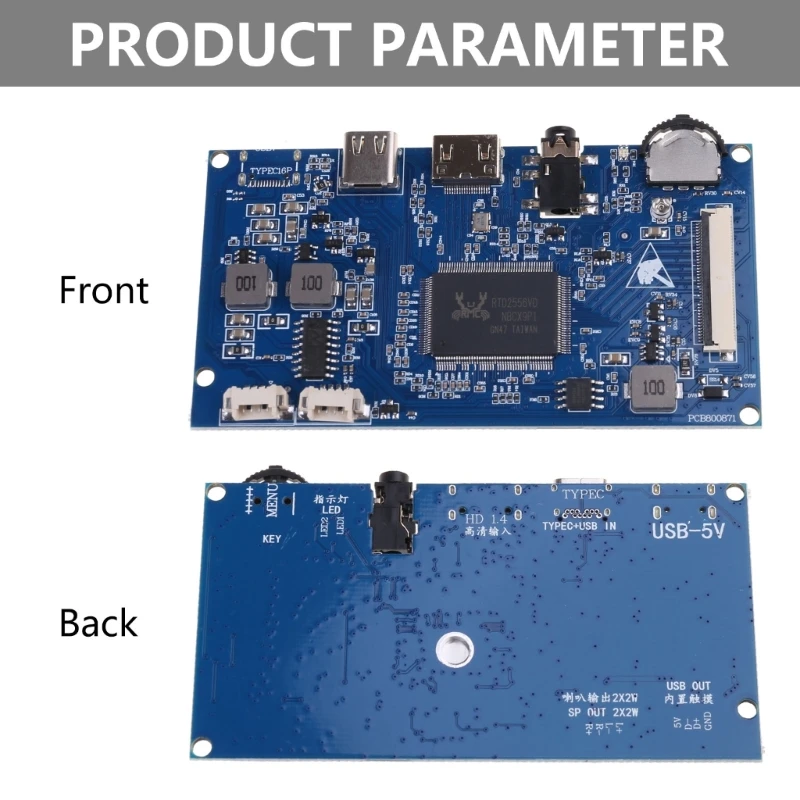 Плата драйвера управления USB TypeC RTD2556