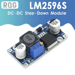 LM2596s DC-DC step-down power supply module 3A adjustable step-down module LM2596 voltage regulator 24V 12V 5V 3V