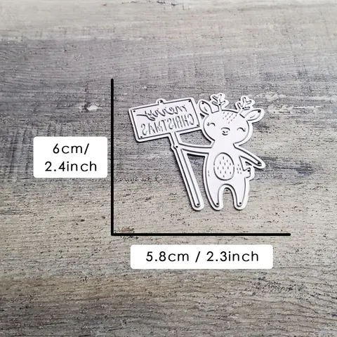 Catlove Трафареты для скрапбукинга Рождественский олень