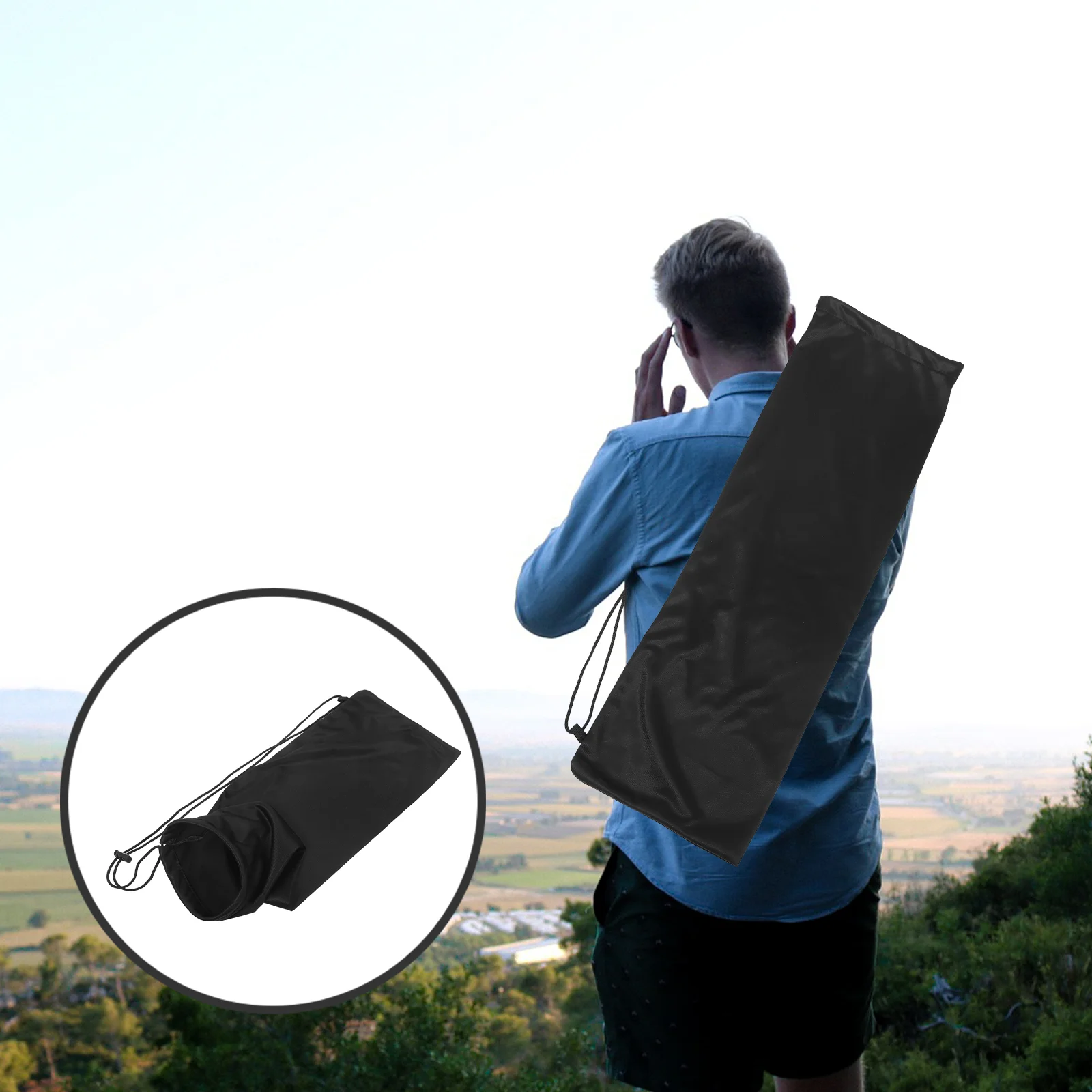 

Reusable Badminton Pouch Outdoor Racket Container Flannel Cover Supply Organizer Daily Use