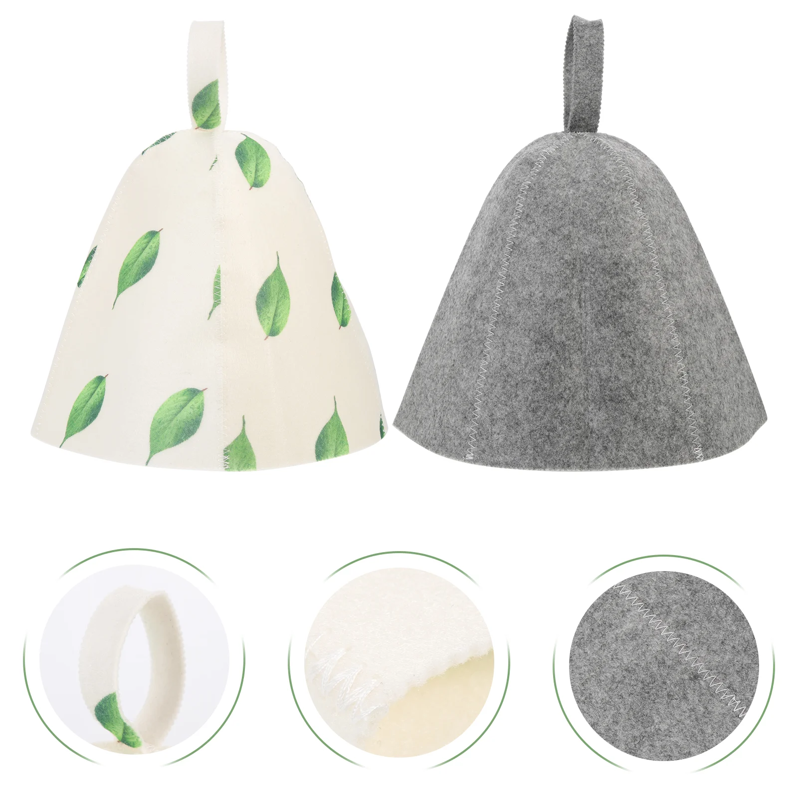 

Sauna Hat Cap Shower Caps Hair Bath Felt Russian Head Bathing Women Spa Room Banya Accessories Bathroom Wrap Ukrainian Girls