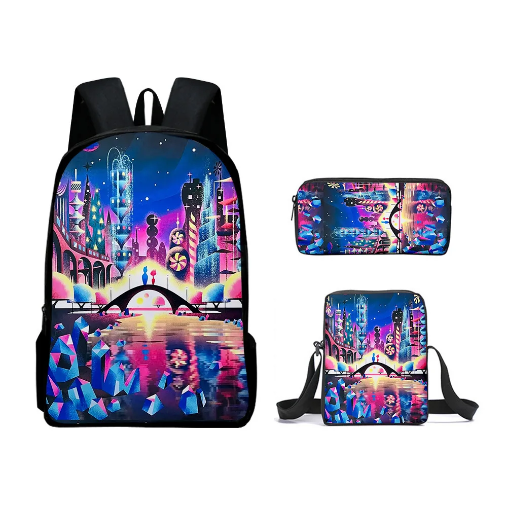 

3 шт./набор, молодежные дорожные сумки для ноутбука